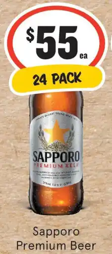 IGA Liquor Sapporo Premium Beer offer