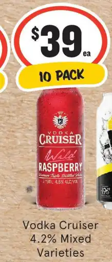 IGA Liquor Vodka Cruiser 4.2% Mixed Varieties offer