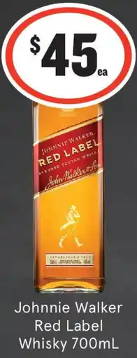 IGA Liquor Johnnie Walker Red Label Whisky offer