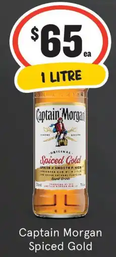 IGA Liquor Captain Morgan Spiced Gold offer