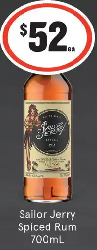 IGA Liquor Sailor Jerry Spiced Rum offer