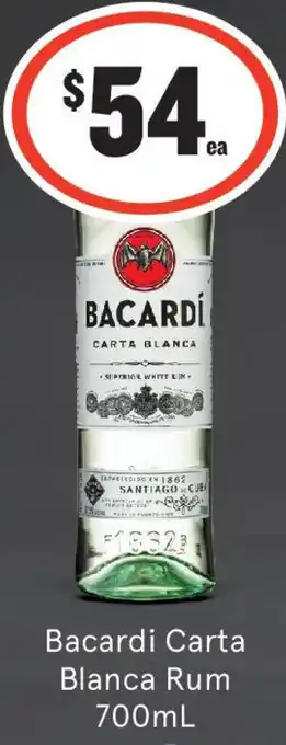 IGA Liquor Bacardi Carta Blanca Rum offer