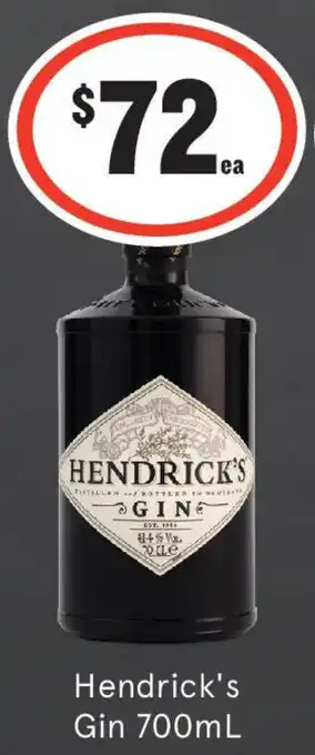 IGA Liquor Hendrick's Gin offer