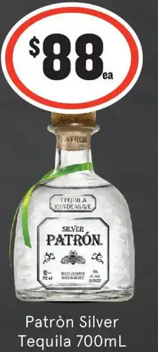 IGA Liquor Patròn Silver Tequila offer