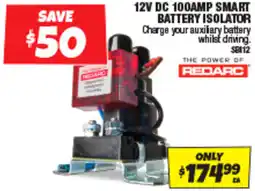 Autobarn 12v dc 100amp smart battery isolator offer