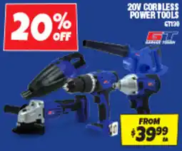 Autobarn 20v cordless power tools offer