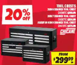 Autobarn Tool chests offer