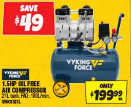 Autobarn 1.5hp oil free air compressor offer
