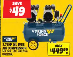 Autobarn 2.75hp oil free air compressor offer
