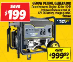 Autobarn 6500w petrol generator offer