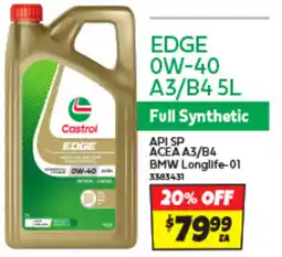 Autobarn Castrol Edge ow-40 a3/b4 offer