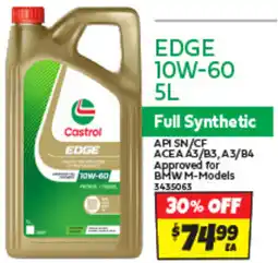 Autobarn Castrol Edge 10w-60 offer