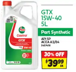 Autobarn Castrol gtx 15w-40 offer