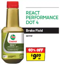 Autobarn Castrol react performance dot 4 offer