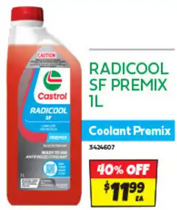Autobarn Castrol radicool sf premix offer