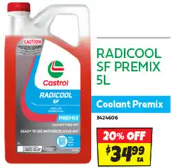 Autobarn Castrol radicool sf premix offer