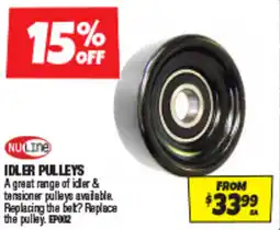 Autobarn Idler pulleys offer