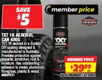 Autobarn Txt 1k aerosol can offer