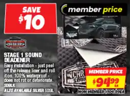 Autobarn Stage 1 sound deadener offer