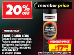 Autobarn Stone guard offer