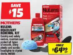 Autobarn Nulens headlight renewal kit offer