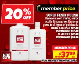 Autobarn Super resin polish offer