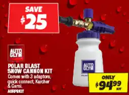 Autobarn Polar blast show cannon kit offer