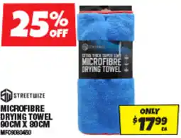Autobarn Microfibre drying towel offer