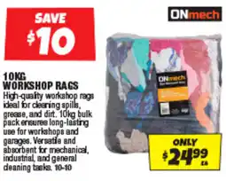 Autobarn Workshop rags offer