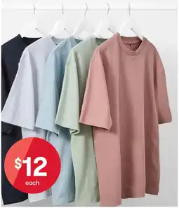 Kmart Oversized heavyweight t-shirt offer