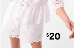 Kmart Broderie Shorts offer