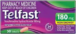 Pharmacist Advice Telfast 180mg 30 Tablets offer