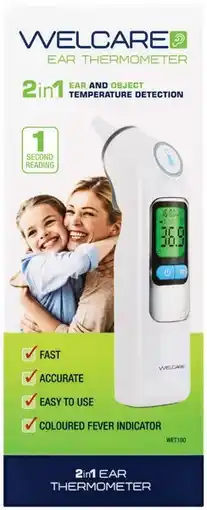 Pharmacist Advice WelCare 2in1 Ear and Object Thermometer offer