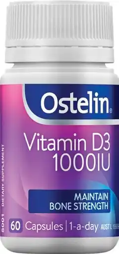 Pharmacist Advice Ostelin Vitamin D3 1000IU 60 Capsules offer
