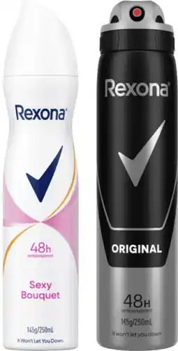 IGA Rexona Antiperspirant Spray 250mL Selected Varieties offer
