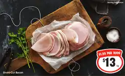 IGA Short Cut Bacon offer