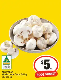 IGA Australian Mushroom Cups offer