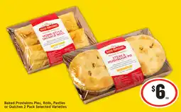 IGA Baked Provisions Pies, Rolls, Pasties or Quiches offer