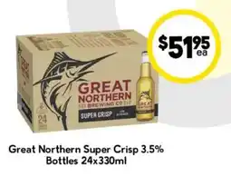 Drakes Great Northern Super Crisp 3.5% Bottles offer