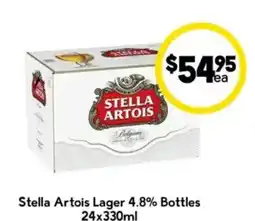 Drakes Stella Artois Lager 4.8% Bottles offer
