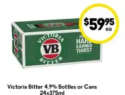 Drakes Victoria Bitter 4.9% Bottles or Cans offer