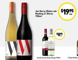 Drakes Jim Barry Watervale or Shiraz offer