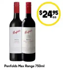 Drakes Penfolds Max Range offer