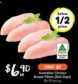 Drakes Australian Chicken Breast Fillets (Deli Dept) offer