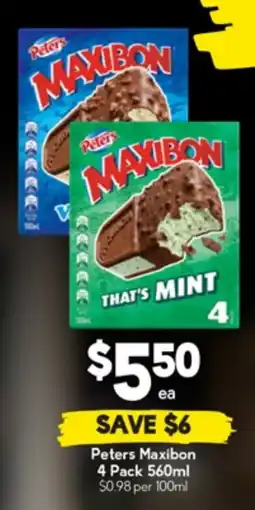 Drakes Peters Maxibon offer