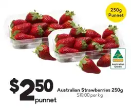 Drakes Australian Strawberries offer