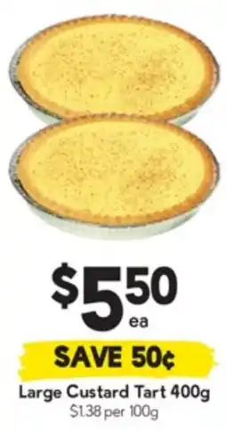 Drakes Large Custard Tart offer