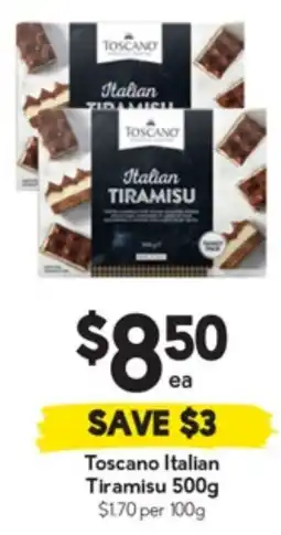 Drakes Toscano Italian Tiramisu offer