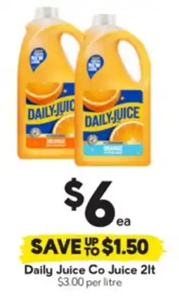Drakes Daily Juice Co Juice offer