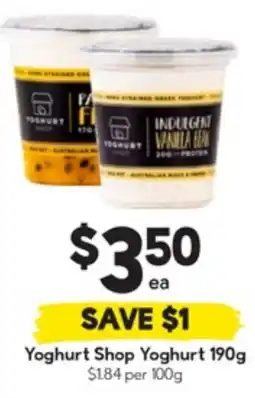 Drakes Yoghurt Shop Yoghurt offer